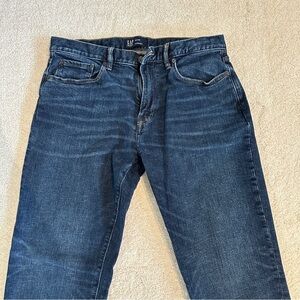 Gap Men’s Straight Cut Jeans in Dark Blue sz 33x32